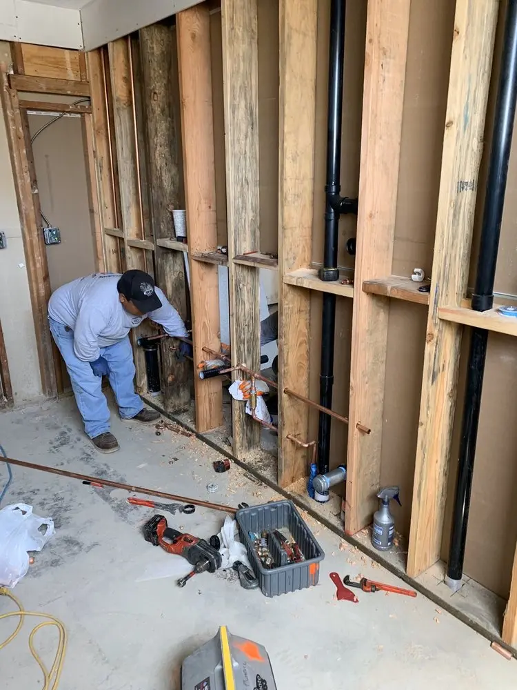 Commercial rough-in plumbing for Gas Line Repair in Lido Beach